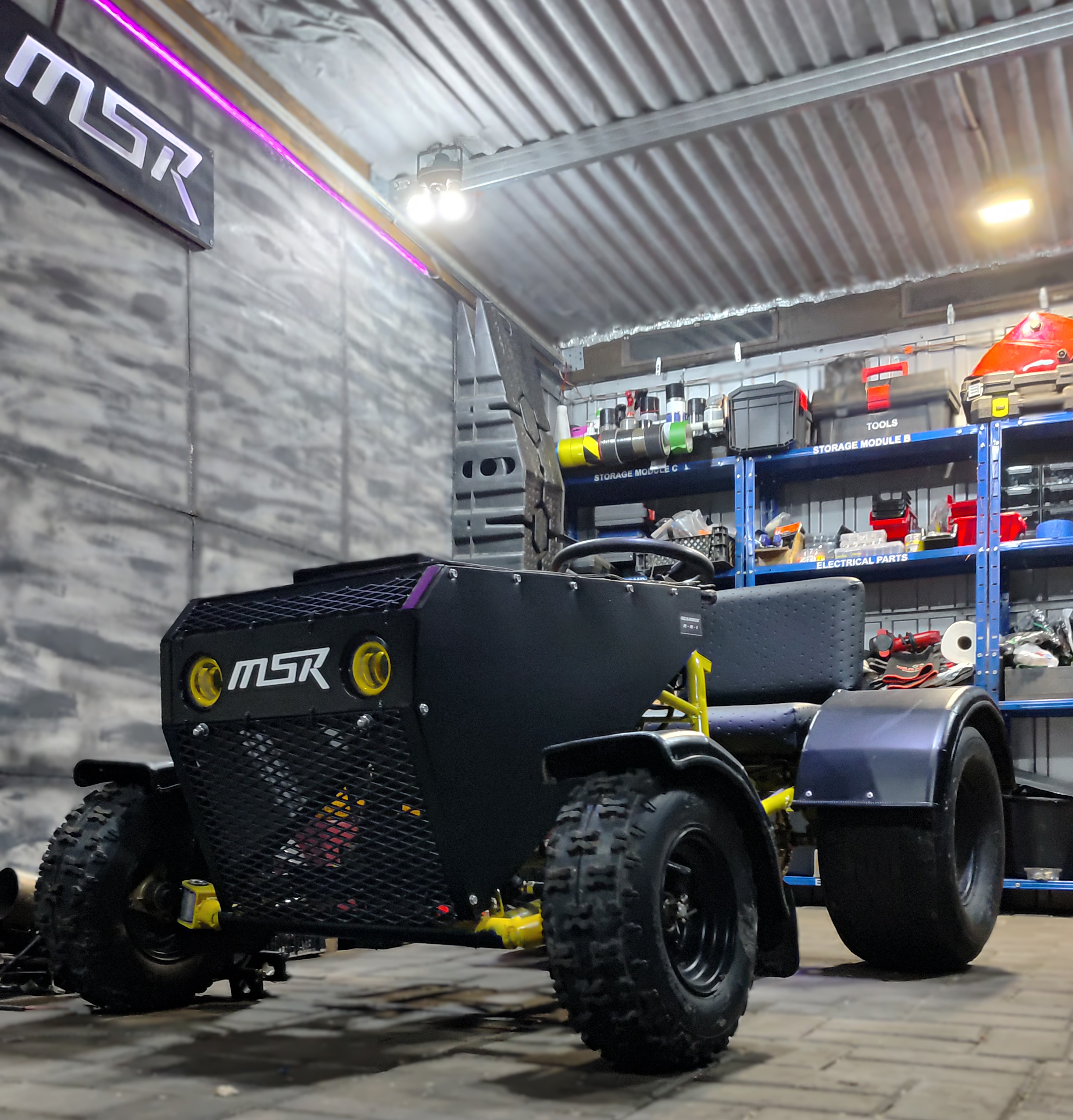 Gotowy gokart MSR MK2 — kompletna konstrukcja
